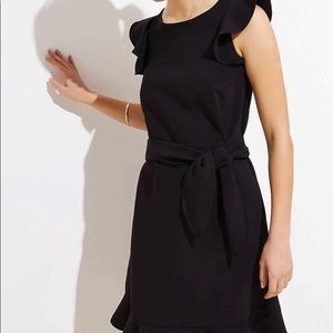 Flutter tie waist dress